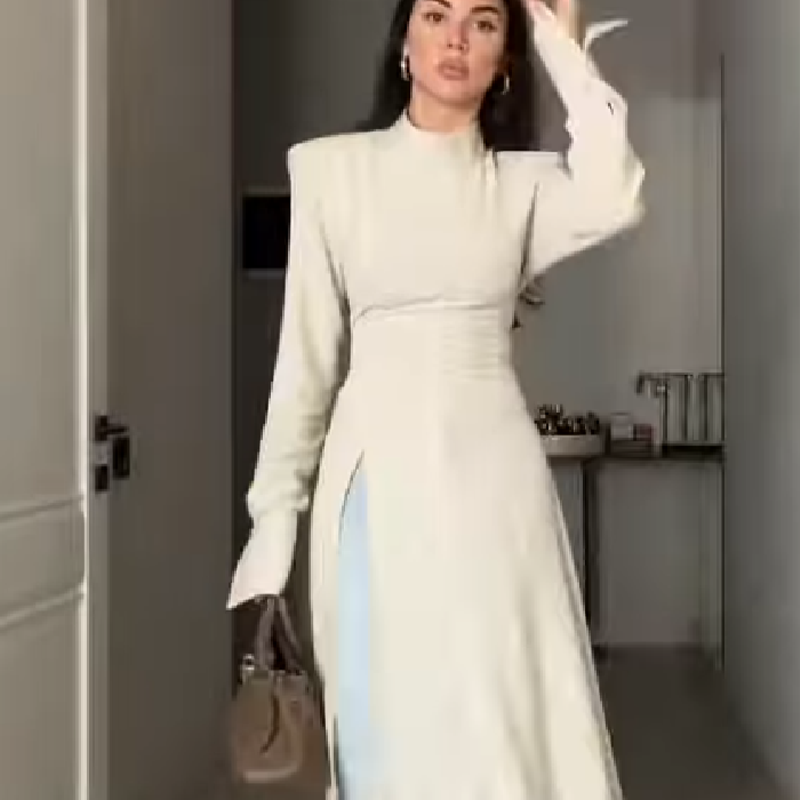 Women Formal Wear Tops - Abito lungo elegante da donna a