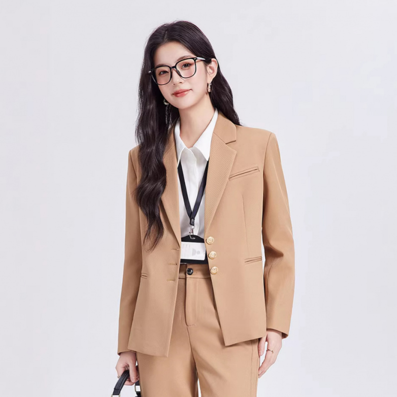 High End Women'S Formal Wear - Completo da donna color kaki, di