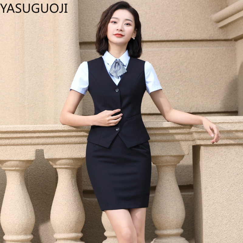 Women Formal Wear Vest - YASUGUOJI Eleganti Delle Donne di Modo