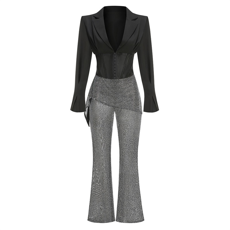 Cristalli di lusso Abito da do - Women'S Formal Wear Tuxedo recensione e prezzo