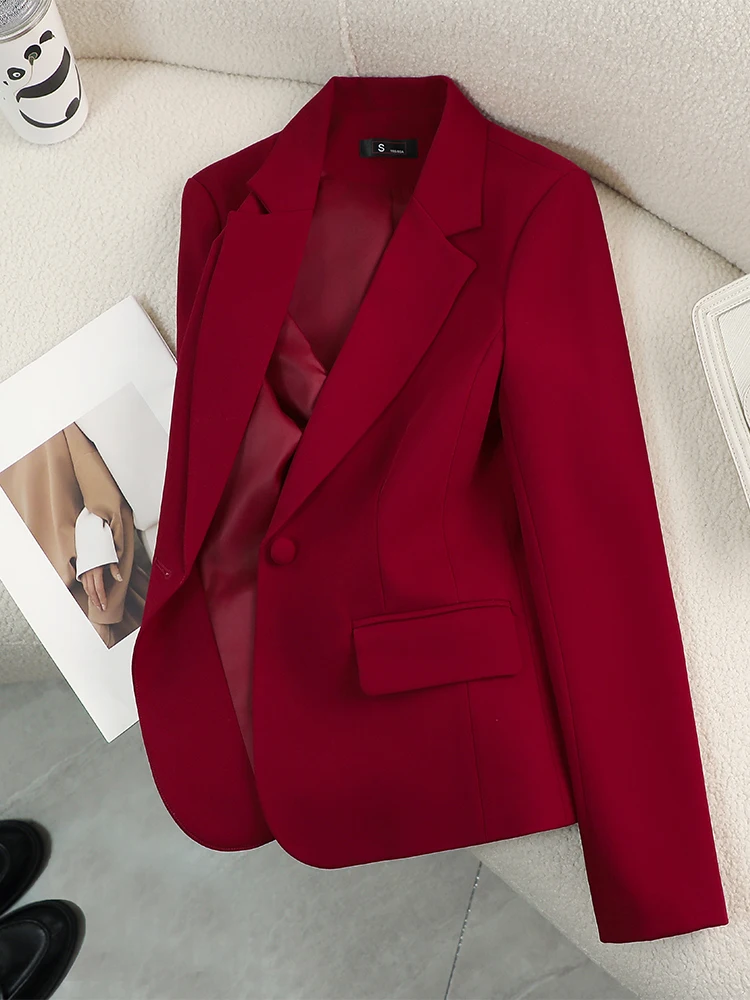 Blazer da donna da donna rosso - Women Formal Wear With Black Blazer recensione e prezzo