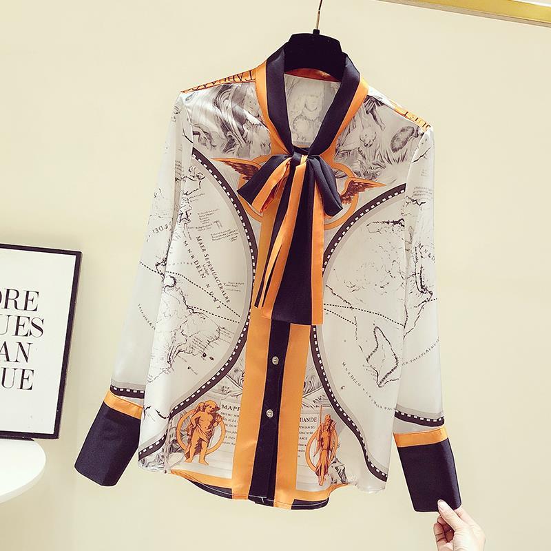 Camicetta a maniche lunghe con - Silk Blouse Button recensione e prezzo