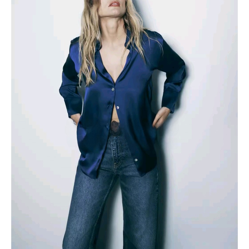 Camicia Classica Effetto Seta  - Silk Blouse Button recensione e prezzo
