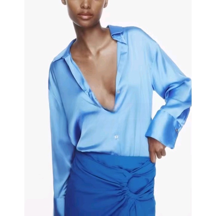 Camicia Classica Effetto Seta  - Silk Blouse Button recensione e prezzo