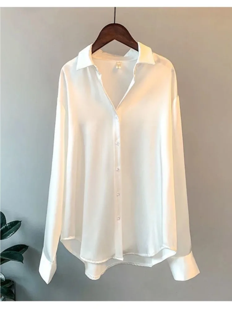 Camicia Casual da Donna Taglie - Silk Blouse Button recensione e prezzo