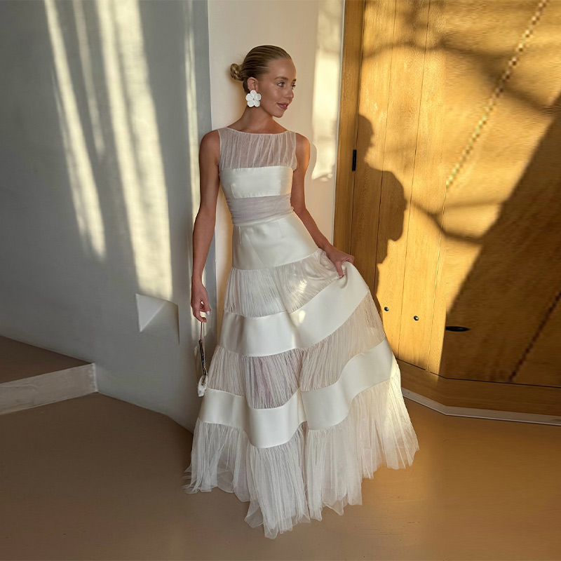 Abito Lungo da Sera/Sposa Eleg - Women'S Formal Dinner Wear recensione e prezzo