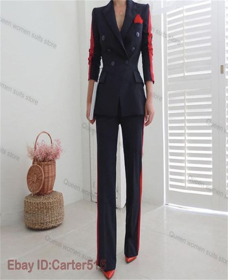 Rosso Nero Autunno Vestito Del - Women Formal Wear With Black Blazer recensione e prezzo