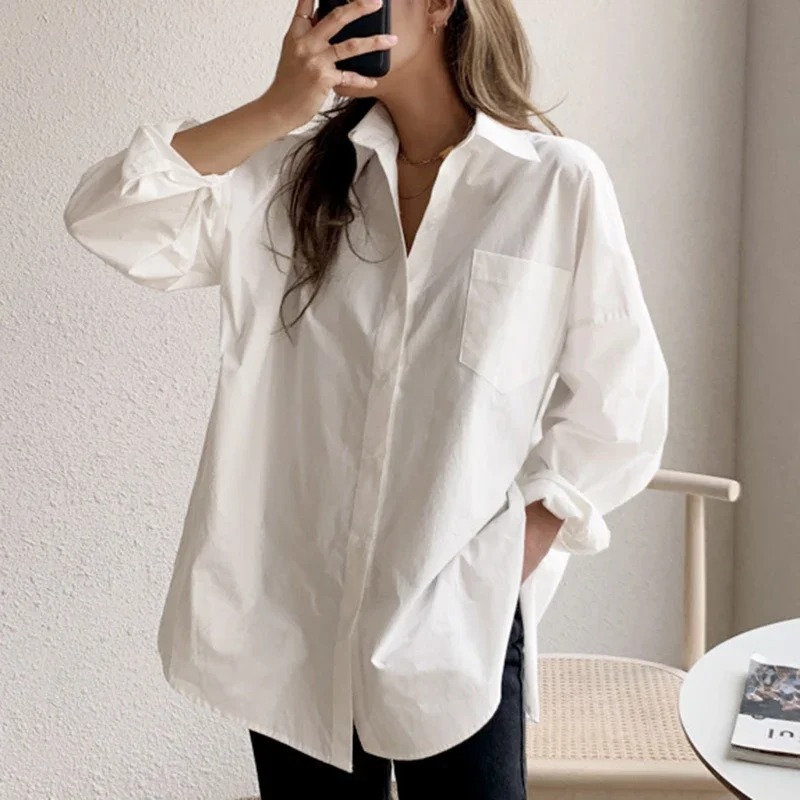 2026 moda nuovo cotone manica  - Women Formal Wear Tops recensione e prezzo