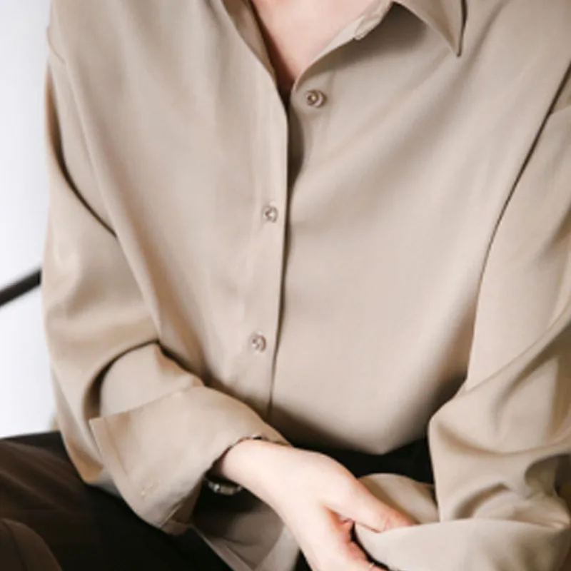 Camicia Elegante in Raso da Do - Silk Blouse Button recensione e prezzo