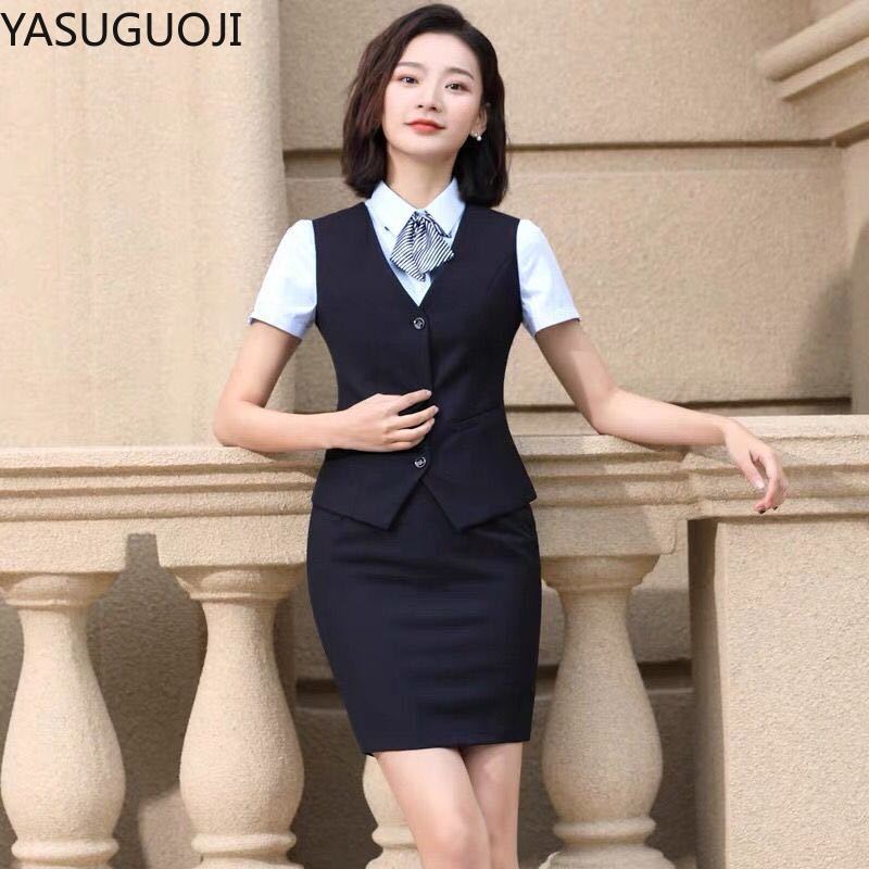 YASUGUOJI Eleganti Delle Donne - Women Formal Wear Vest recensione e prezzo
