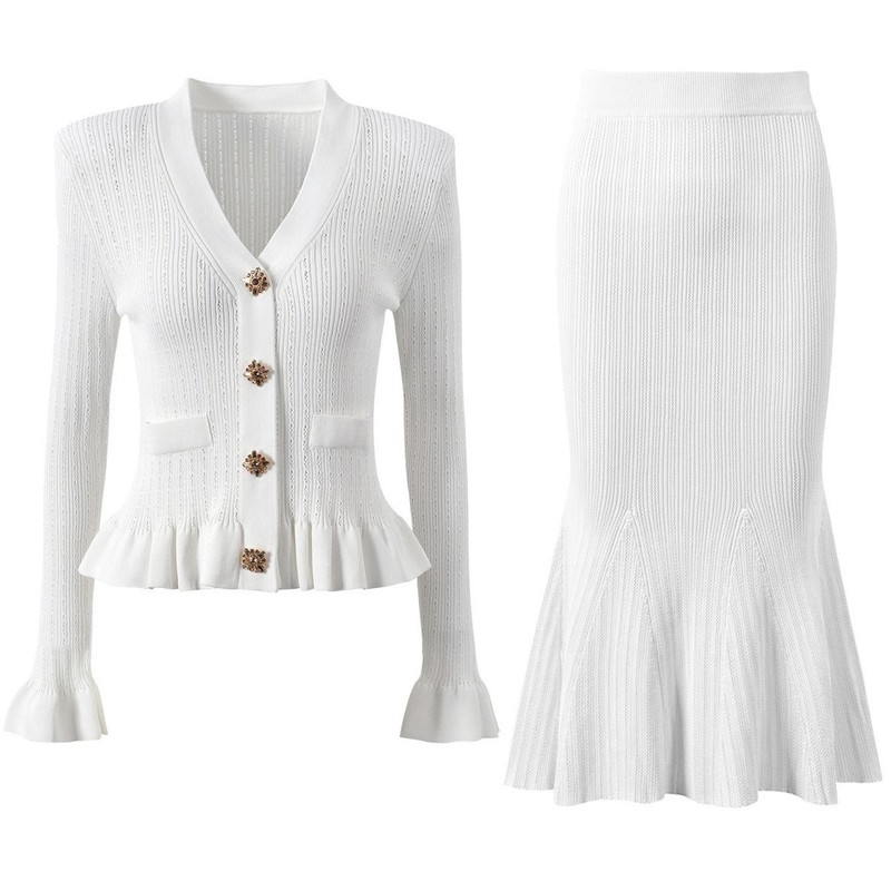 Elegante Completo Due Pezzi in - Women'S Formal Wear Cardigan recensione e prezzo