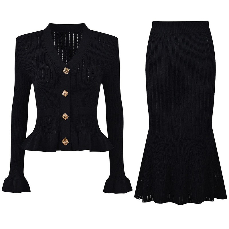 Elegante Completo Due Pezzi in - Women'S Formal Wear Cardigan recensione e prezzo