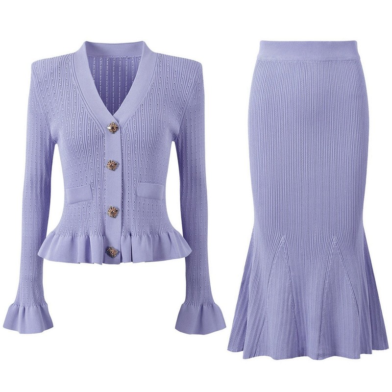 Elegante Completo Due Pezzi in - Women'S Formal Wear Cardigan recensione e prezzo
